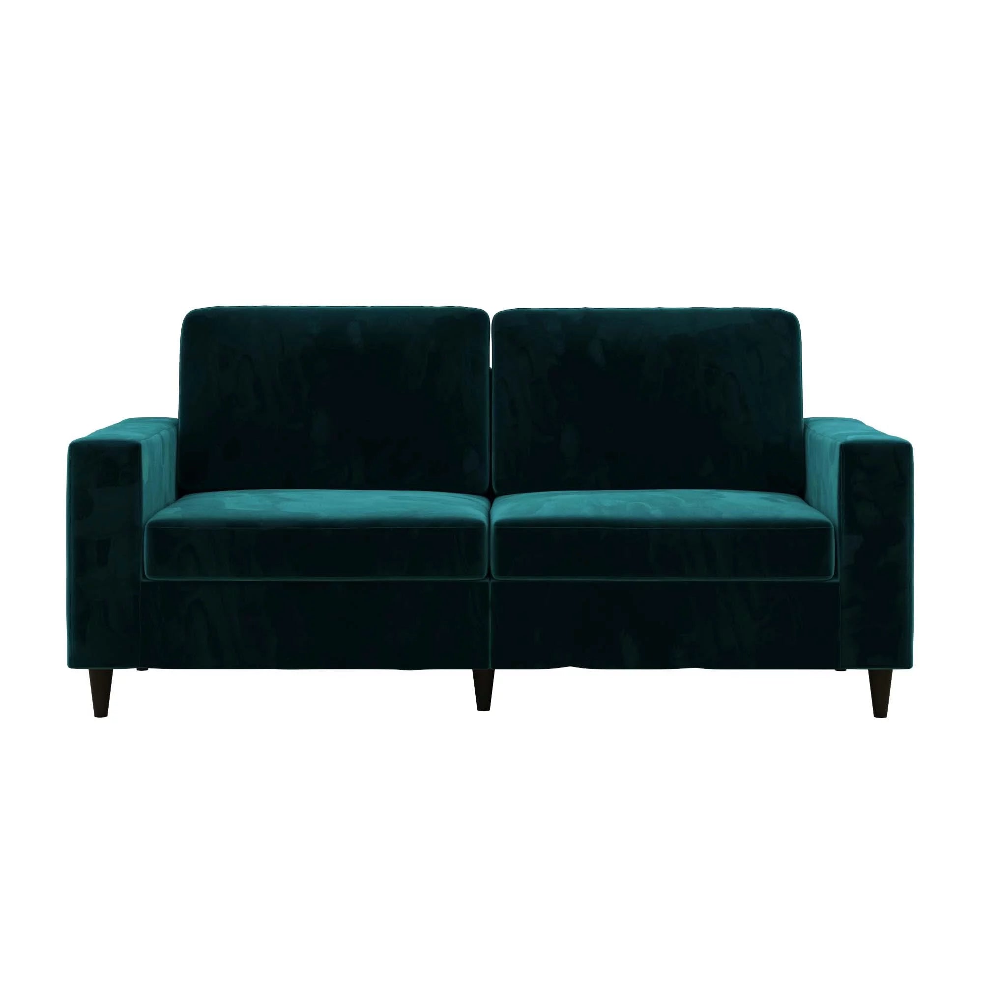 Green Velvet 3 Seater Sofa Y2849