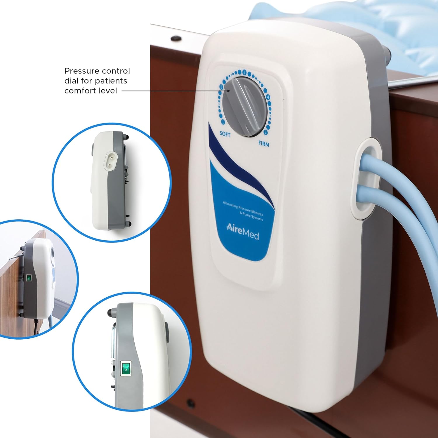Alternating Air Pressure Mattress Pad with Quiet Electric Pump System T14980