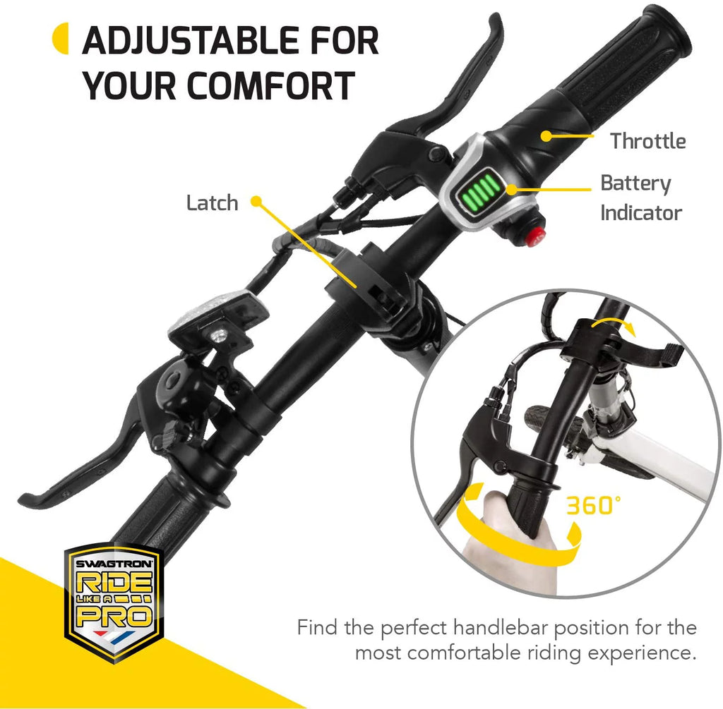 Lightweight Aluminum Folding Electric Bike with Pedals L10977