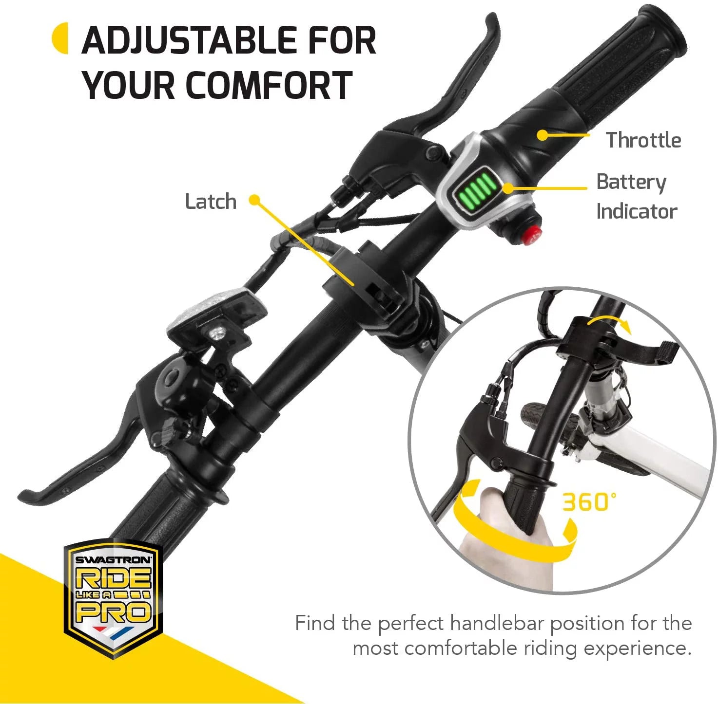 Lightweight Aluminum Folding Electric Bike with Pedals L10977