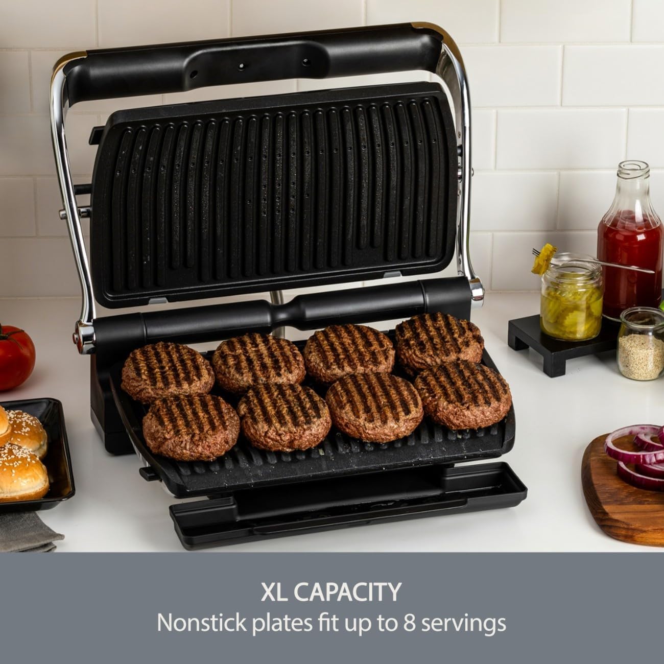 Stainless Steel Indoor Grill with Removable Plates X248