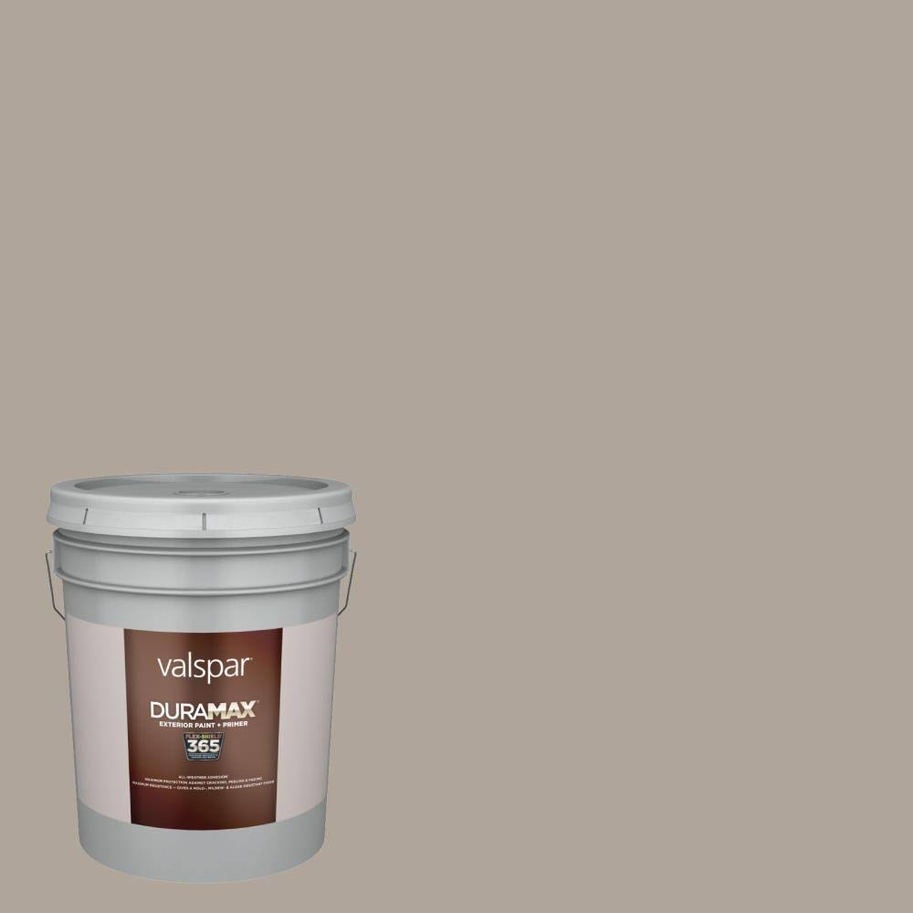 Semi-Gloss Smoked Oyster Exterior Paint (5-Gallon) X43089