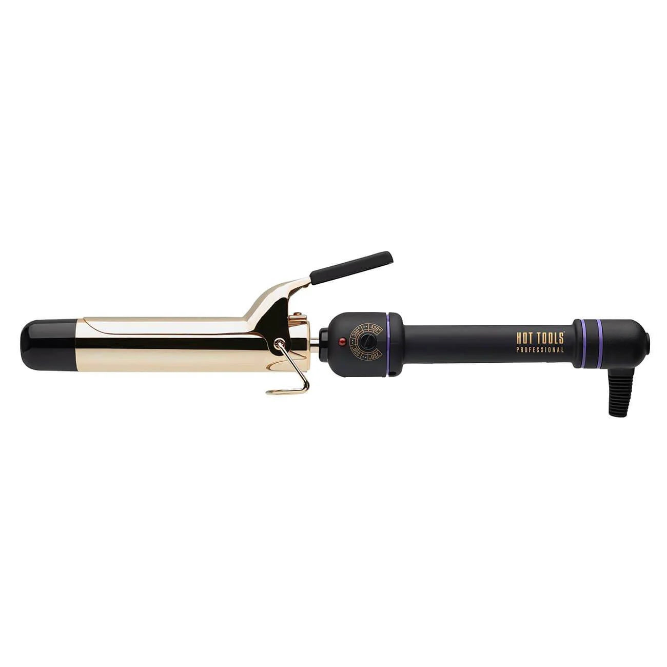 1 1/4 Inch Variable Heat 24K Gold Hair Curling Iron Wand J217379