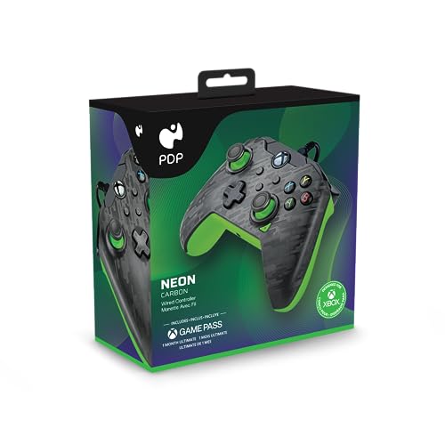 Wired Xbox Game Controller - Dual Vibration Gamepad - Fuse Black/Pink I75727
