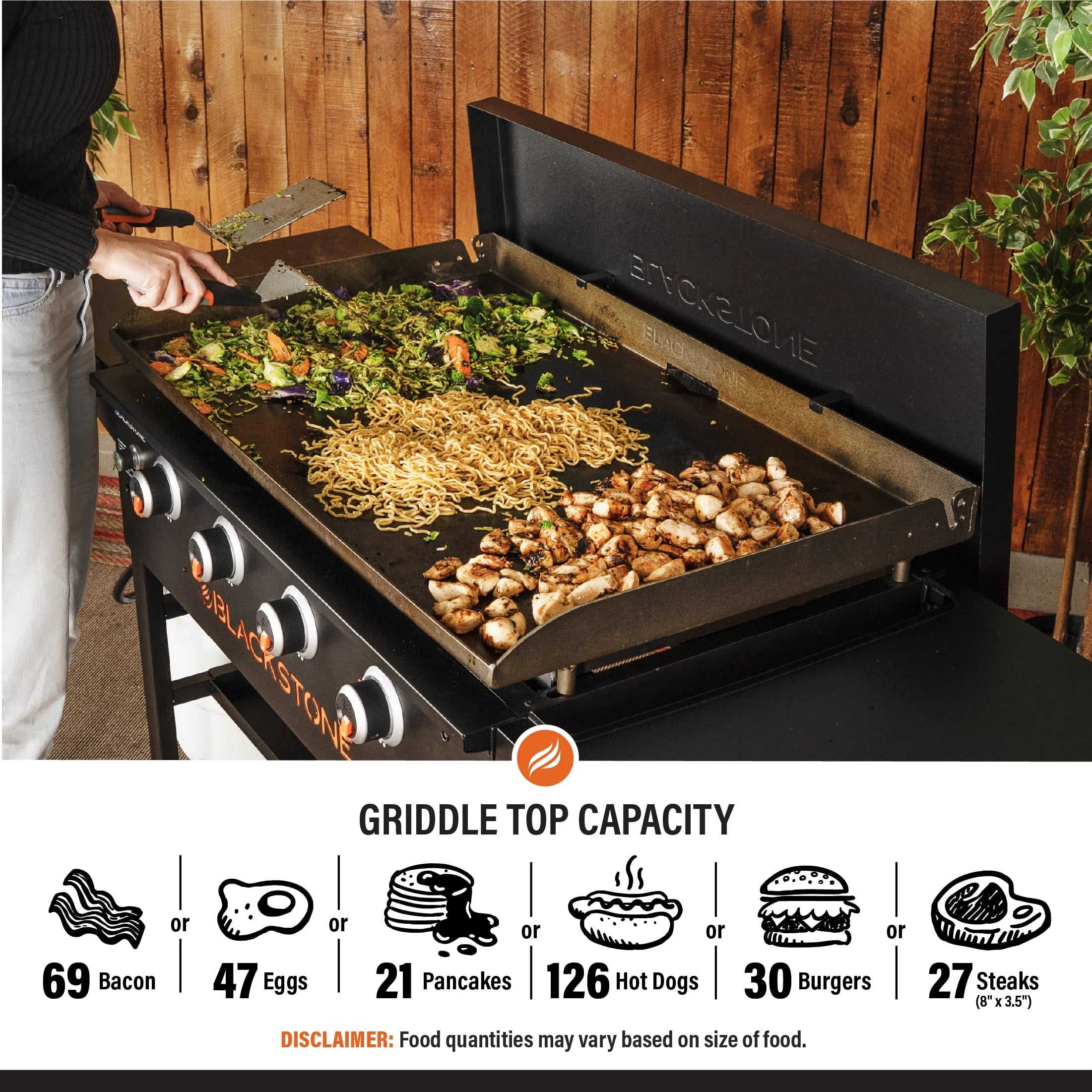 4-Burner 36 Griddle Cooking Station with Hard Cover Z86455