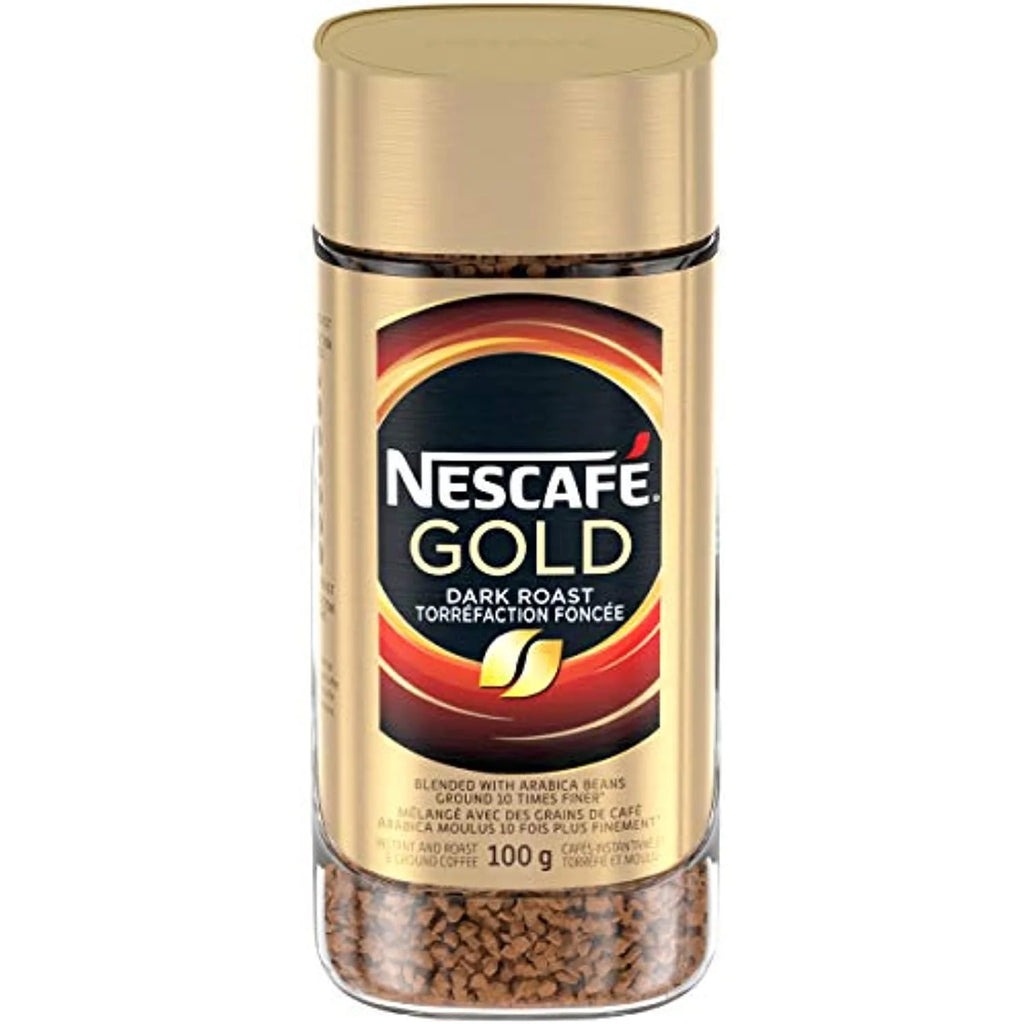 Dark Roast Instant And Roast & Ground Coffee, 100 G Jar X88851