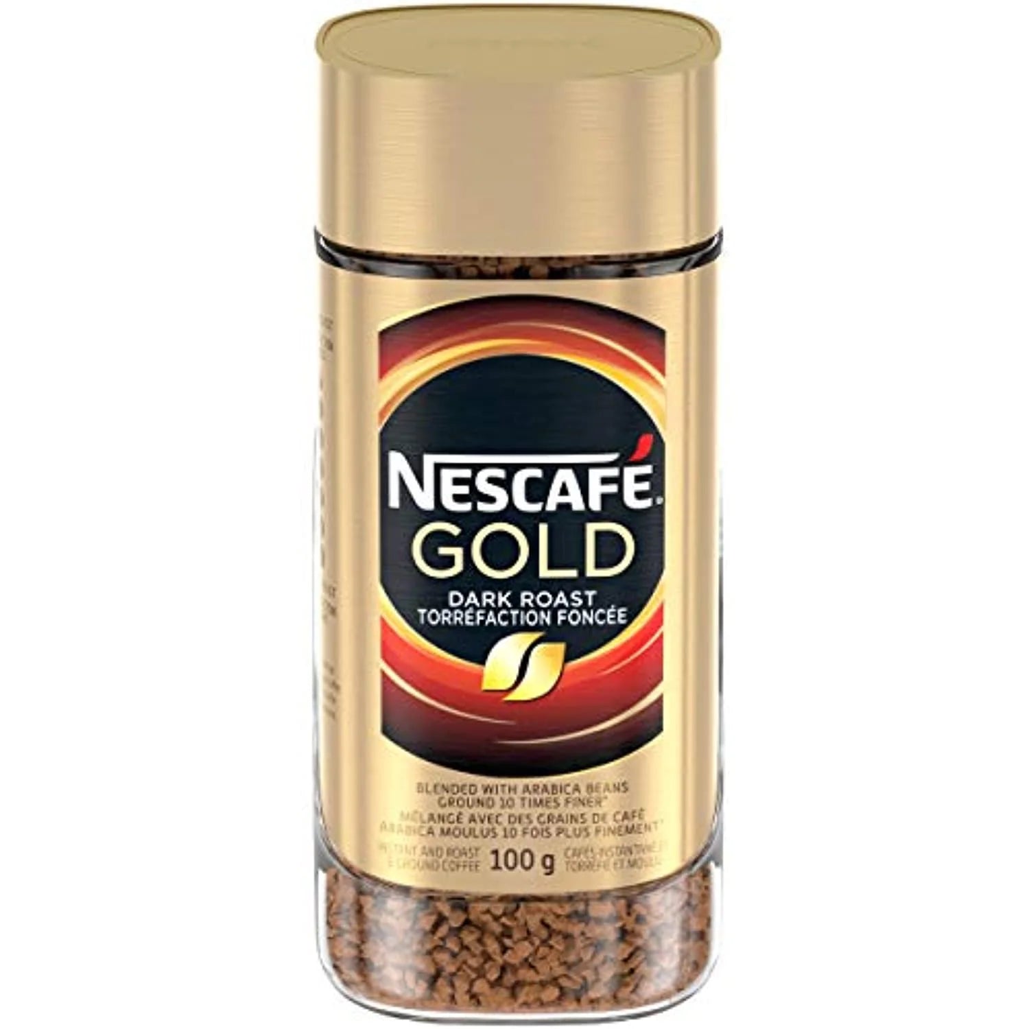 Dark Roast Instant And Roast & Ground Coffee, 100 G Jar X88851