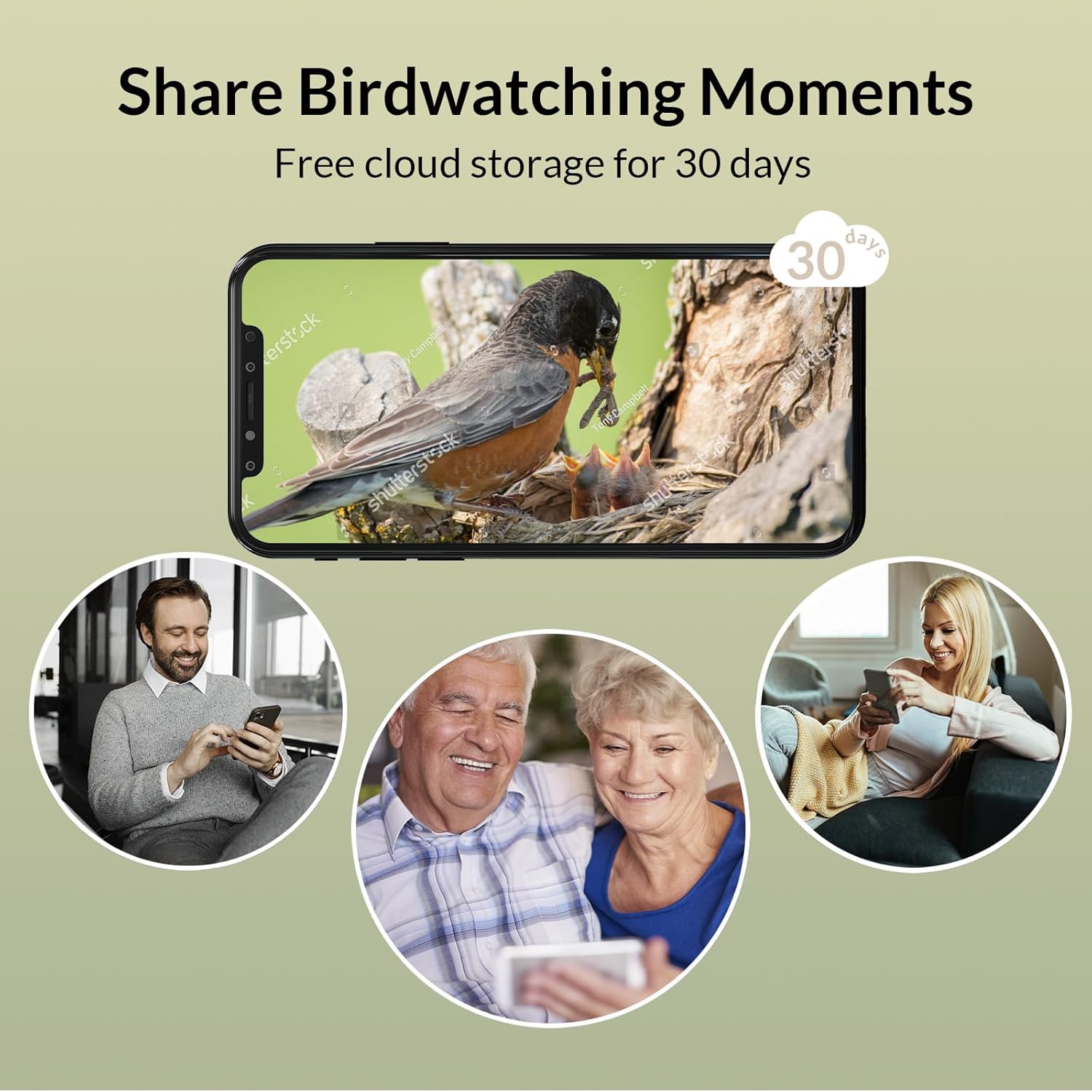 Smart Bird Feeder Camera with Solar Camera Lite F923748