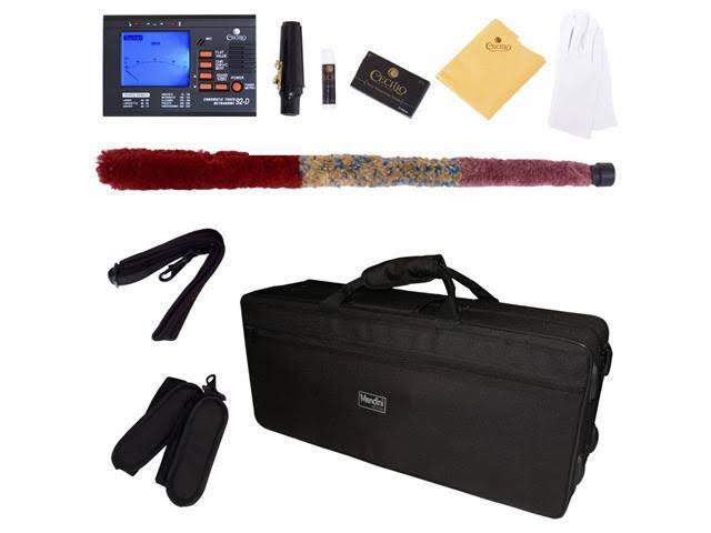 Nickel Plated B Flat Tenor Saxophone with Case and Mouthpiece L902549