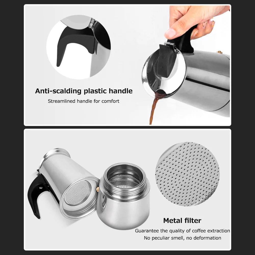 Stainless Steel Electric Coffee Maker N5209