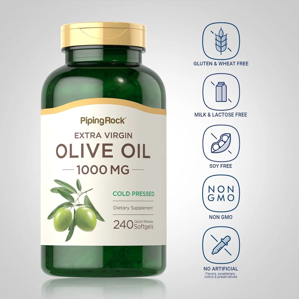 Extra Virgin Olive Oil Softgels 1000mg 240 Count V141749