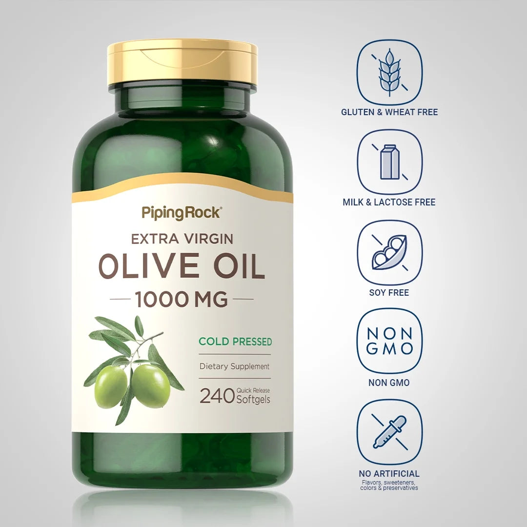 Extra Virgin Olive Oil Softgels 1000mg 240 Count V141749