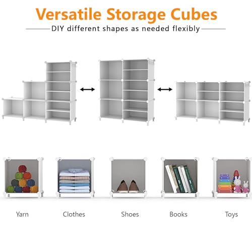 White 6 Cube Storage Shelves Q114866