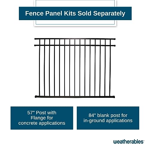 Aluminum Fence Kit (57” Post for Hard Surface) H2444