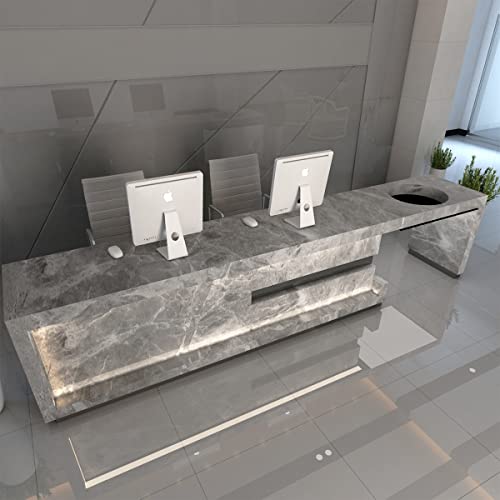 Grey Matte Marble Peel and Stick Contact Paper 31.5x354inch G6718