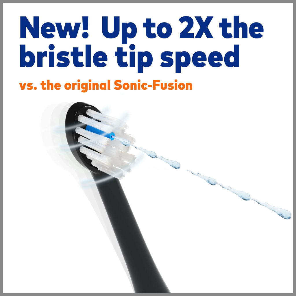 Black Electric Toothbrush and Water Flosser Combo M384