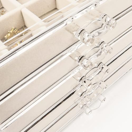 5 Drawers Clear Acrylic Jewelry Box N83926