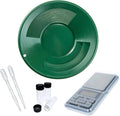 Gold Prospecting Pan Kit with Glass Vials Pocket Scale 7pc I384562