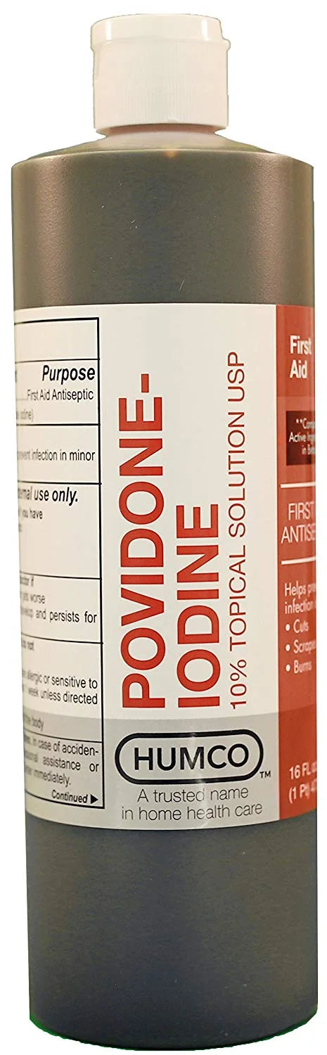 16 oz Povidone Iodine 10% Topical Solution F38726