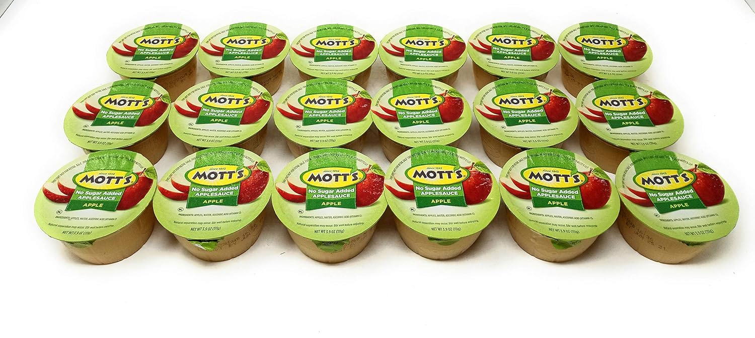 No Sugar Added Applesauce 18 Count P7125