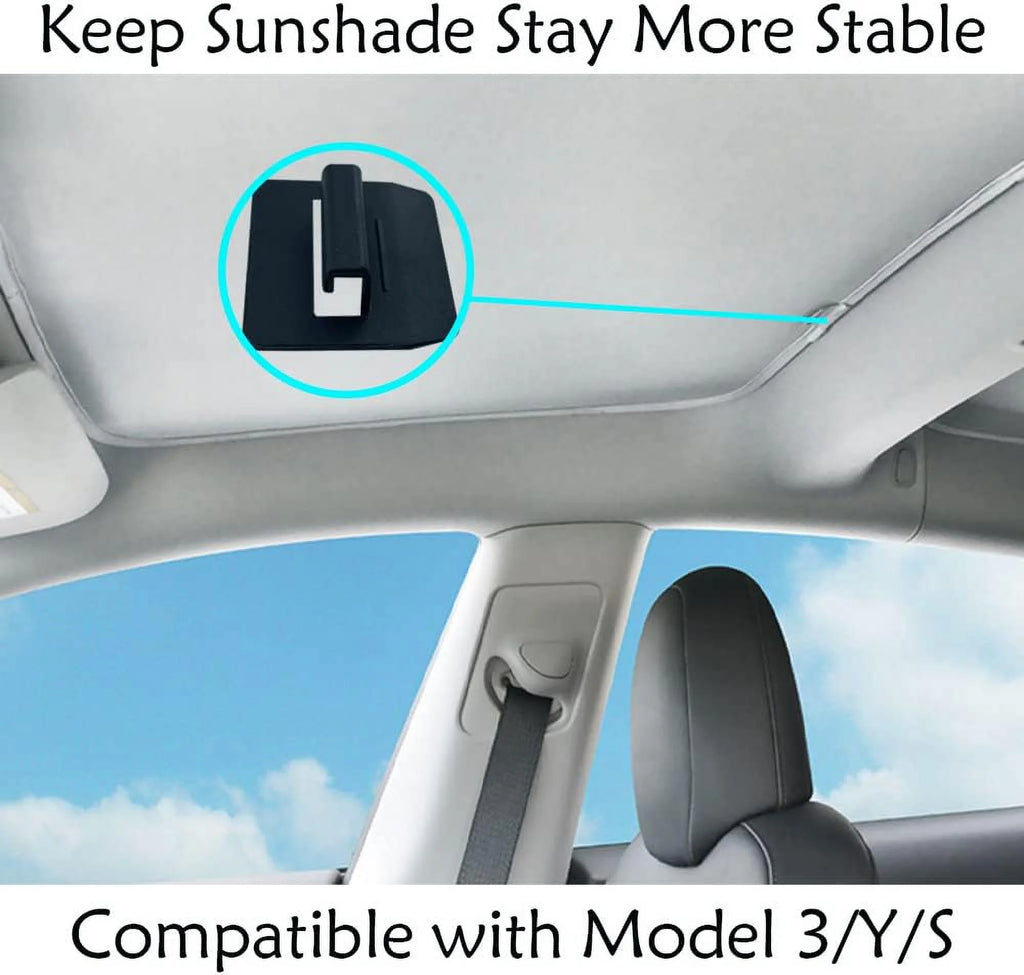 16 PCS White Sunshade Clips for Roof Shade E39515