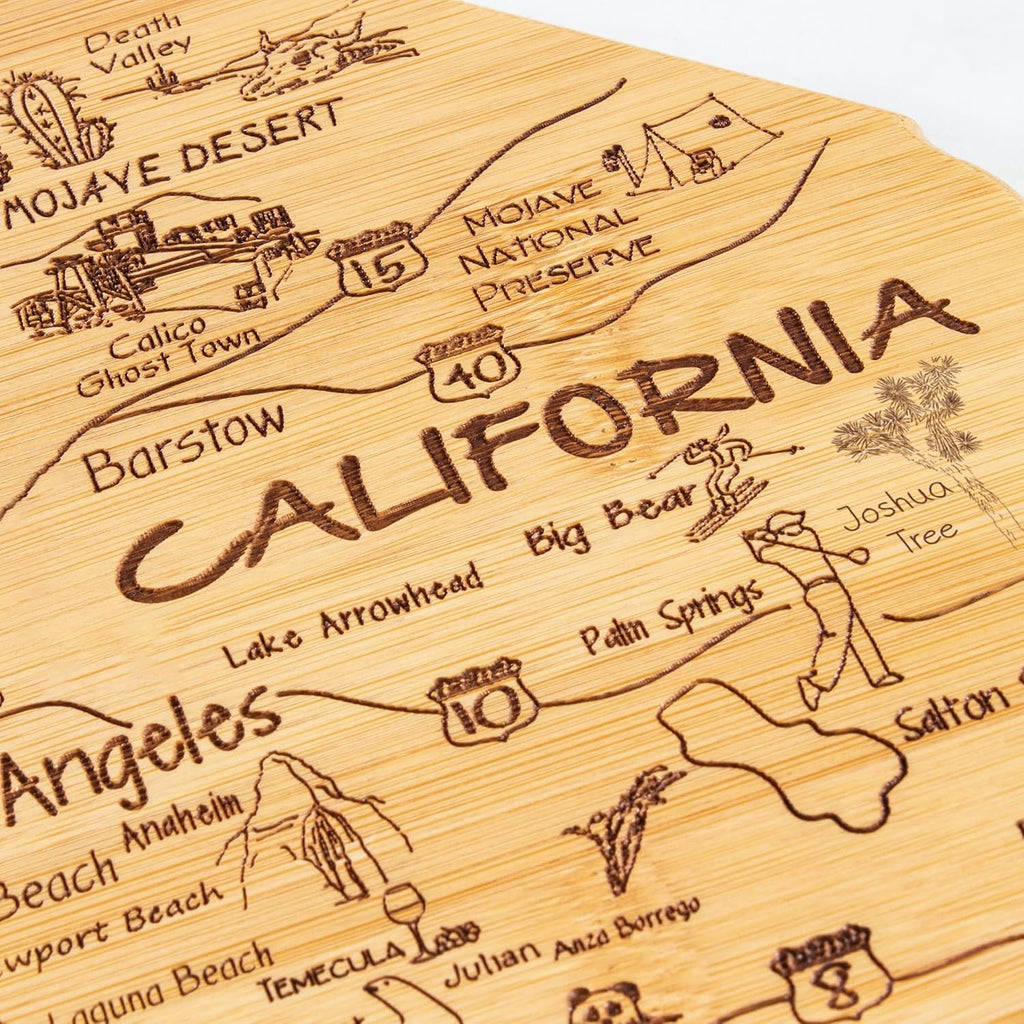 California State Shaped Serving and Cutting Board Y7380