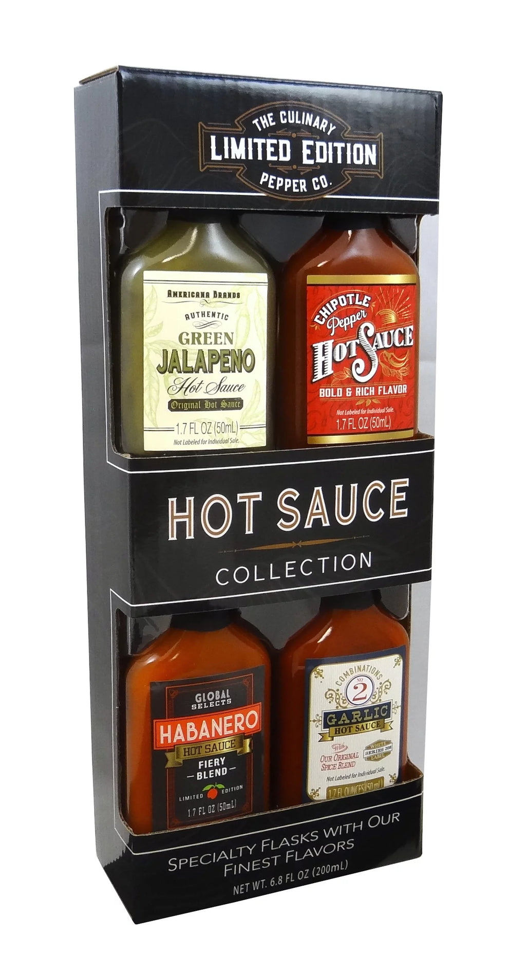 4 Pack Hot Sauce Gift Set, 6.8 fl oz V32157