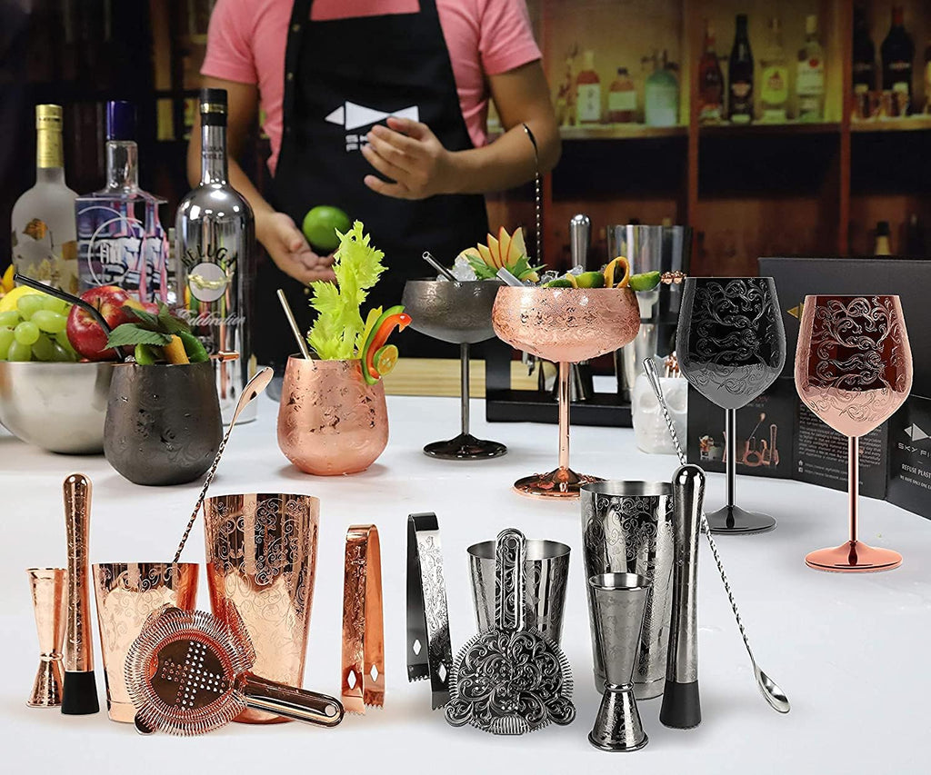 13-Pieces Bartender Kit with Insulated Bag A272360