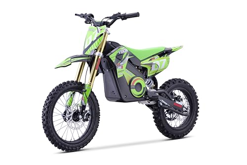 1600W Electric Dirt Bike 48V Lithium Battery Green B515