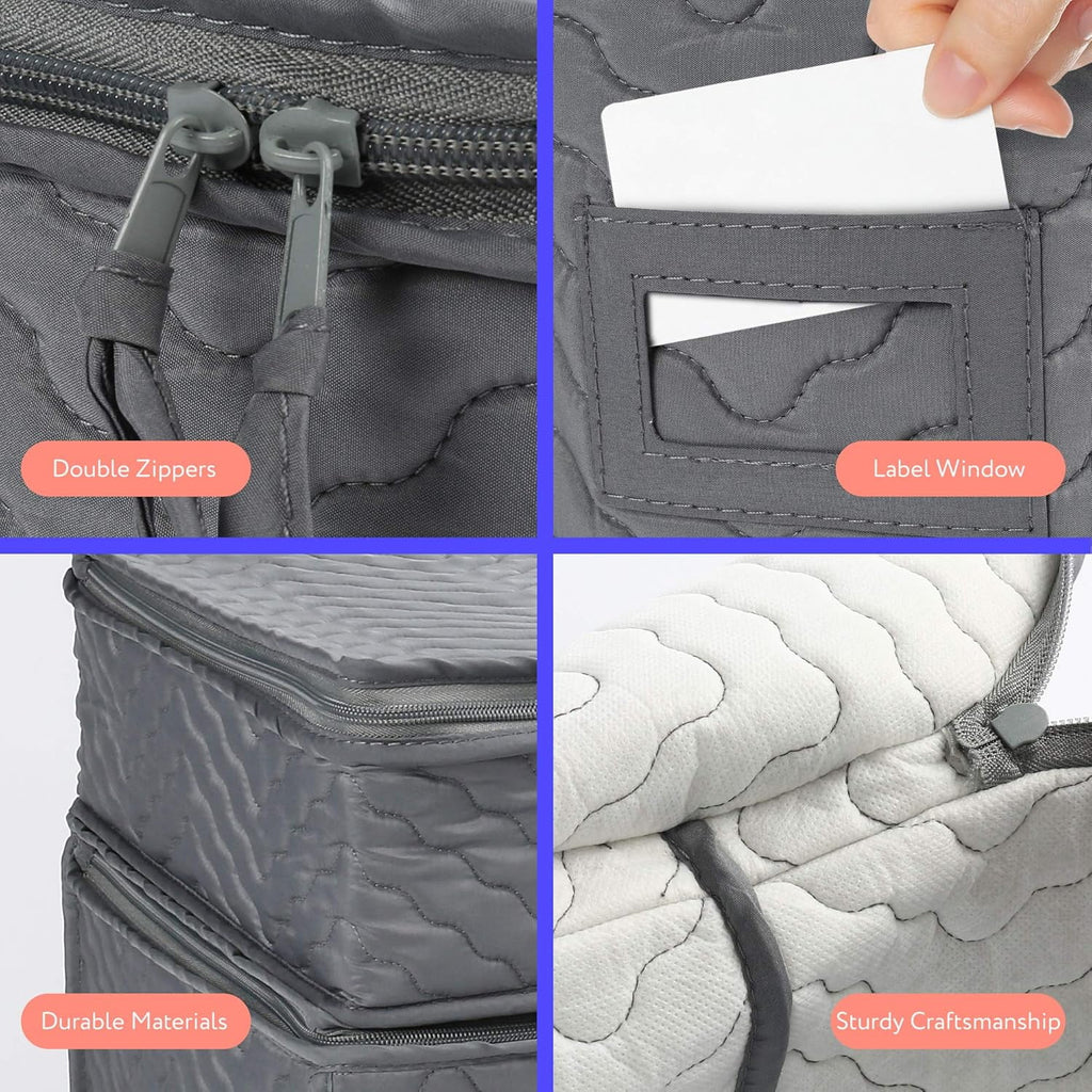 Quilted 6-Piece Storage Box Set C286