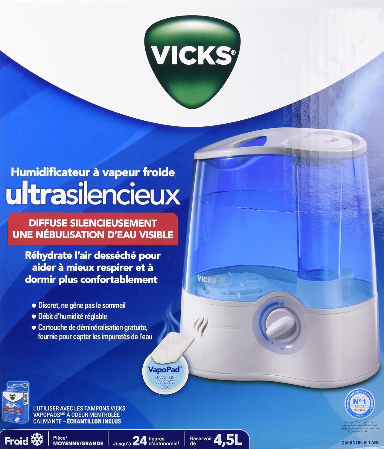 Ultrasonic Cool Mist Humidifier K465