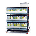 3 Layer Stackable Quail Cage Q435