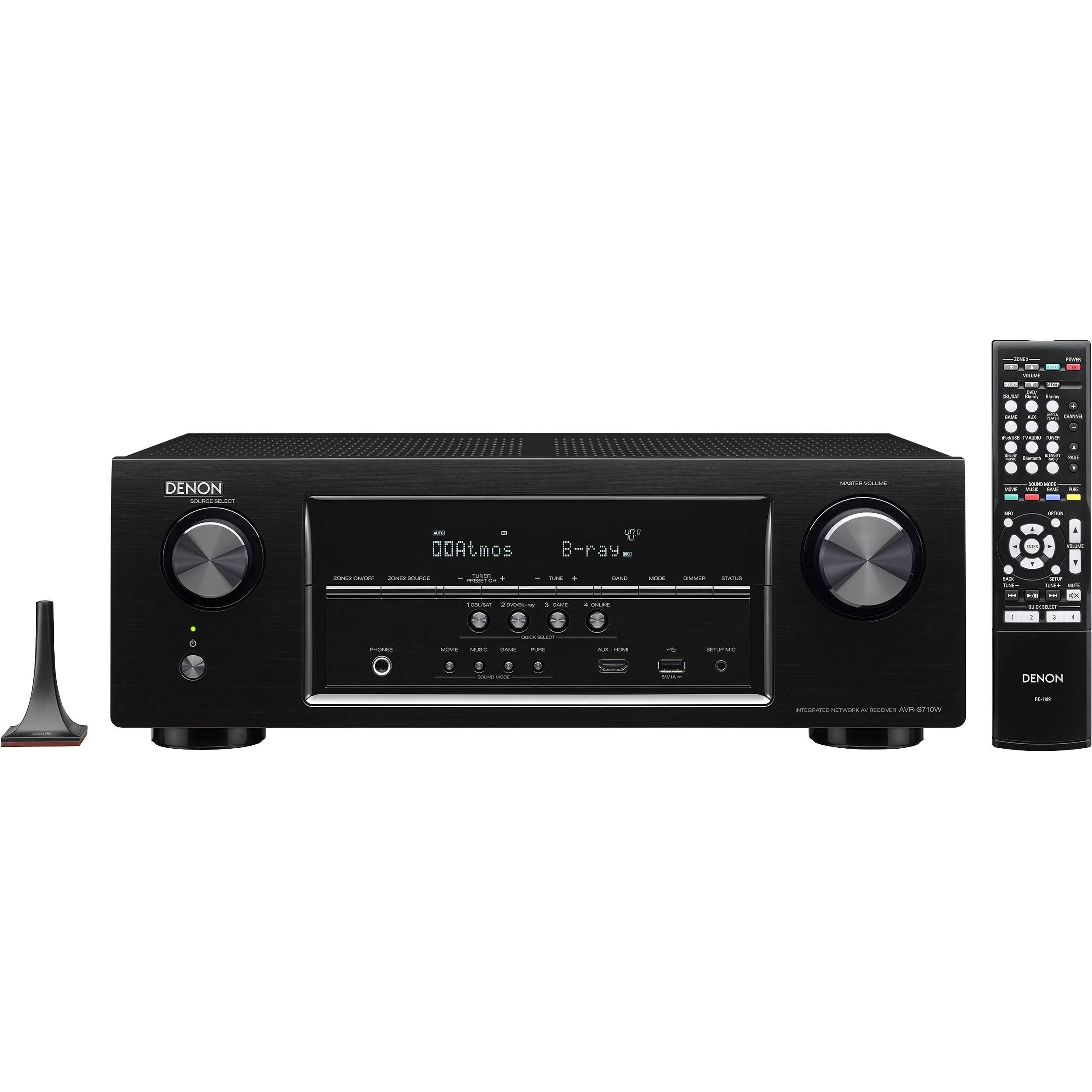 Black 7.2 Channel AV Network Receiver I5664