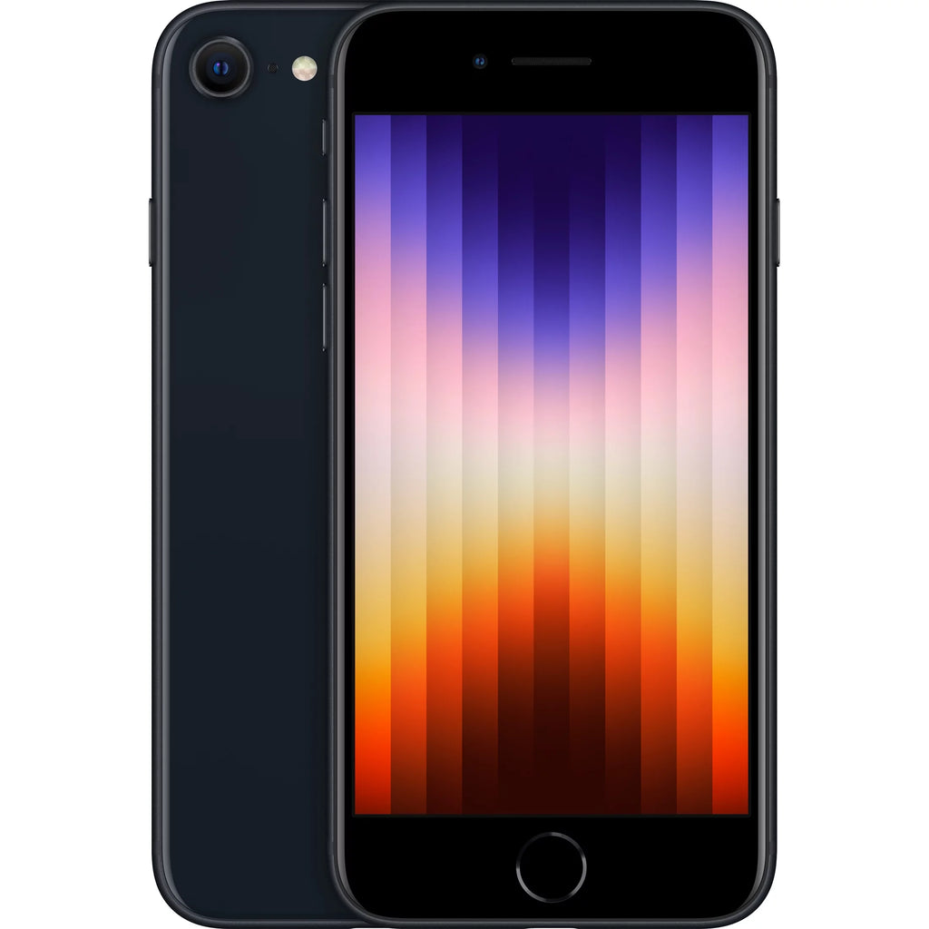 Apple iPhone SE 2022, 64GB, 4GB RAM, Midnight - Prepaid Smartphone V993340