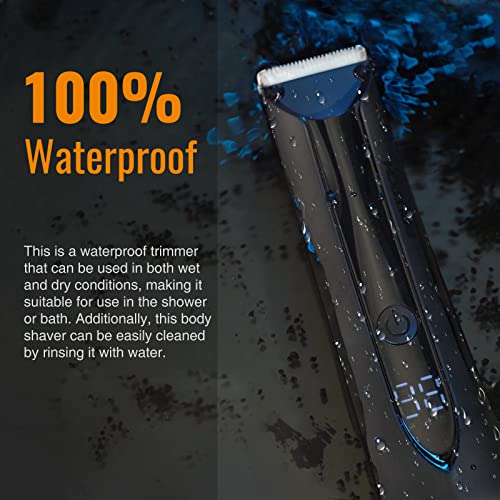 Body Hair Trimmer with Ceramic Blade, Rechargeable Cordless Trimmer M504427