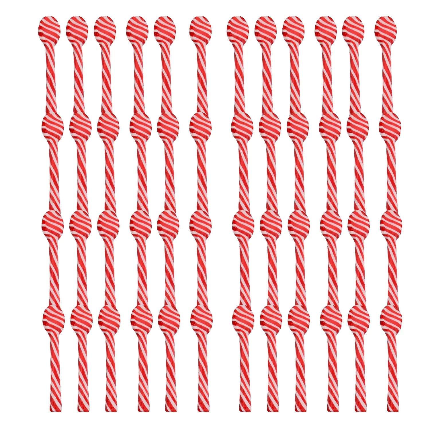 48ct Peppermint Hard Candy Spoons with Storage Carrier M111478