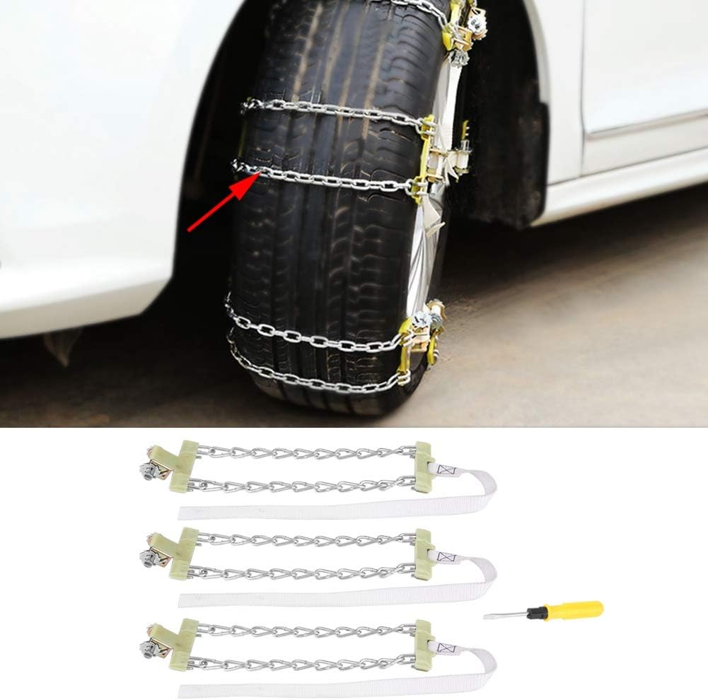 3pcs Steel Tire Chain for Car Truck SUV P93931