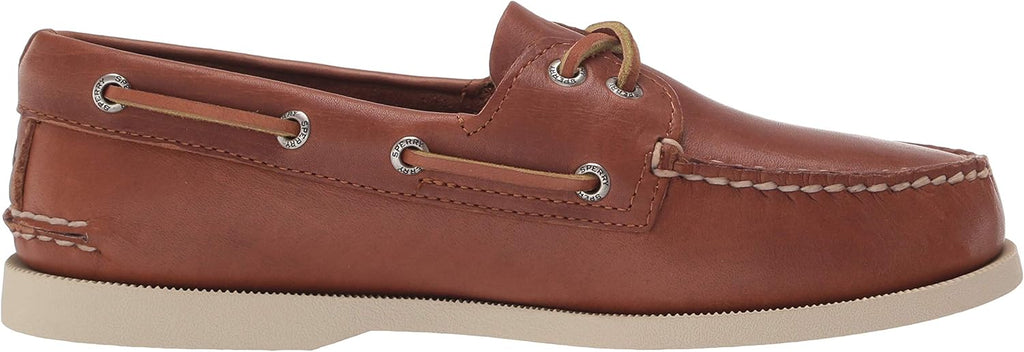 Men's Leather Boat Shoe Tan Y4296