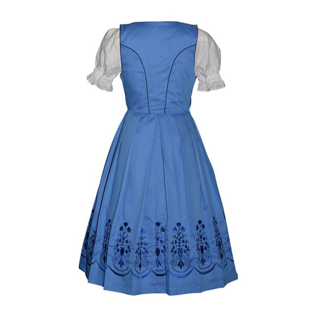 Sky Blue 3 Piece Cotton Dirndl Dress V478