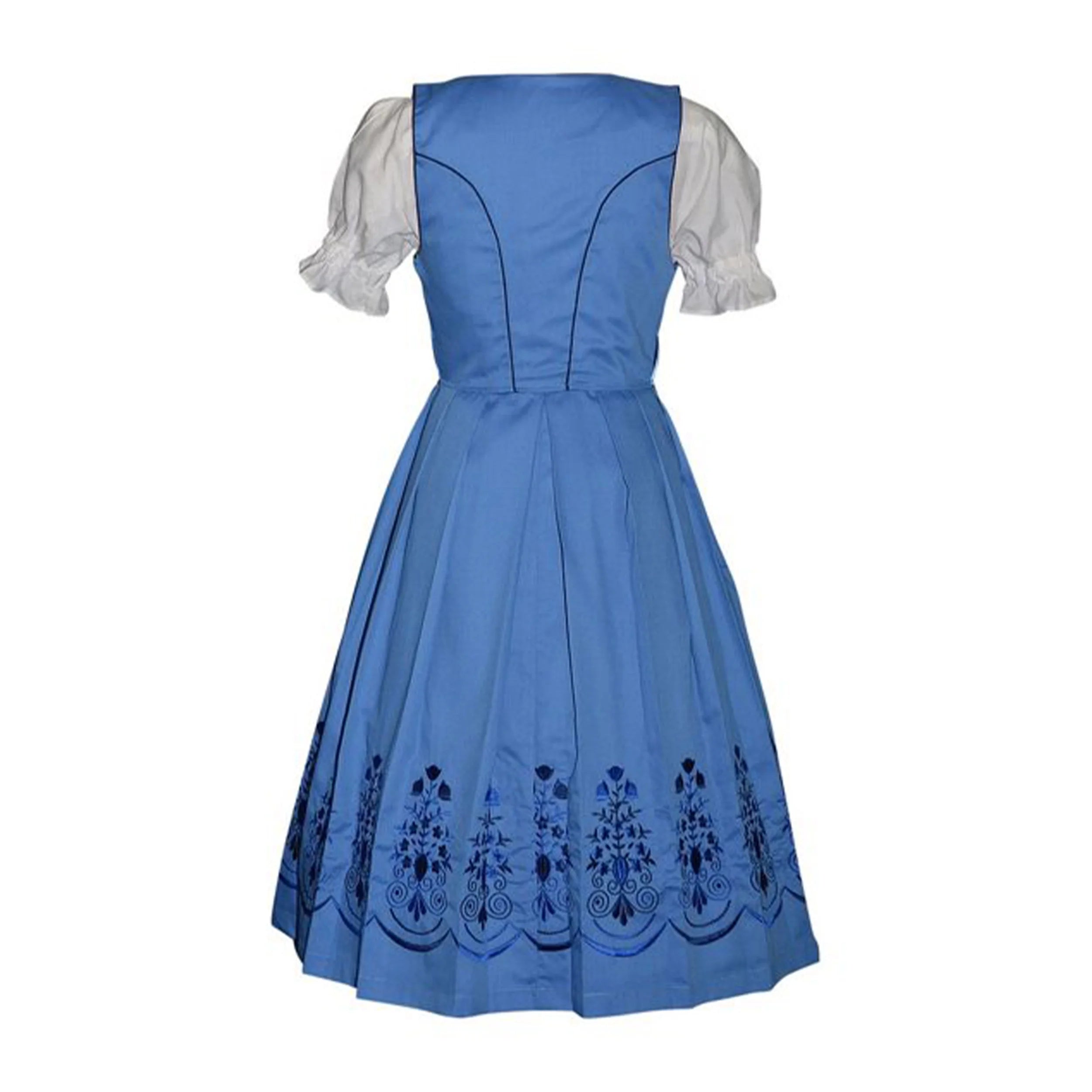 Sky Blue 3 Piece Cotton Dirndl Dress V478