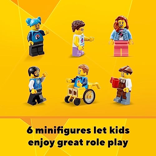 3 in 1 Building Toy Set with 6 Minifigures N215542