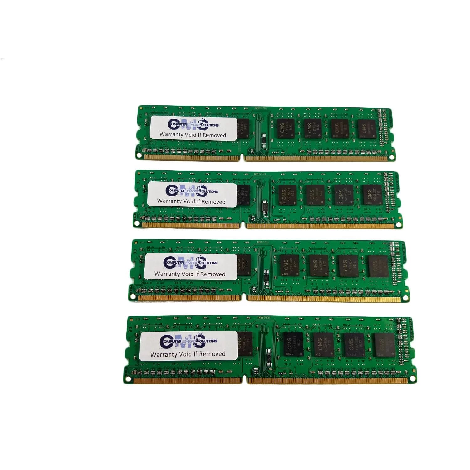 32GB (4X8GB) DDR3 12800 1600MHz NON ECC DIMM Memory O828207
