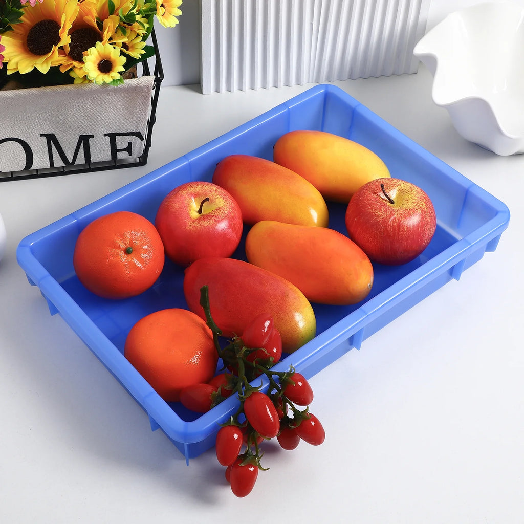 2pcs Rectangle Plastic Storage Box S656075