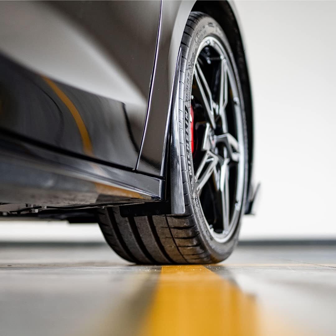 Painted Carbon Flash Black Splash Guards R33647