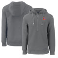 Gray Denver Broncos Half-Zip Recycled Pullover Hoodie W48423