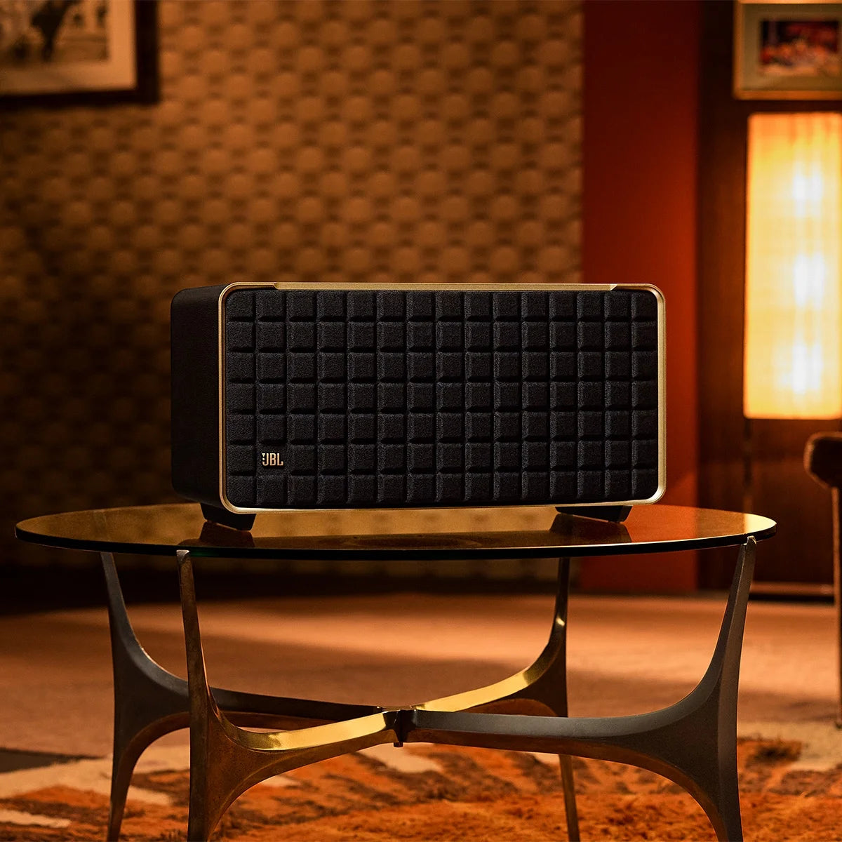 Black/Gold Wireless Bluetooth Speaker A47732