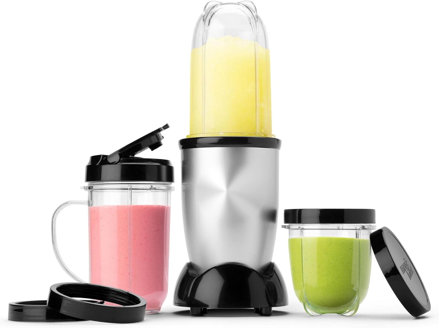 11 Piece Personal Blender Silver Black P138