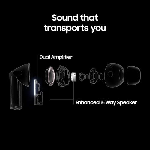 Silver Noise Cancelling Bluetooth Earbuds V44445