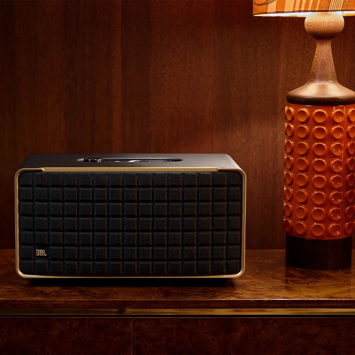 Black/Gold Wireless Bluetooth Speaker A47732