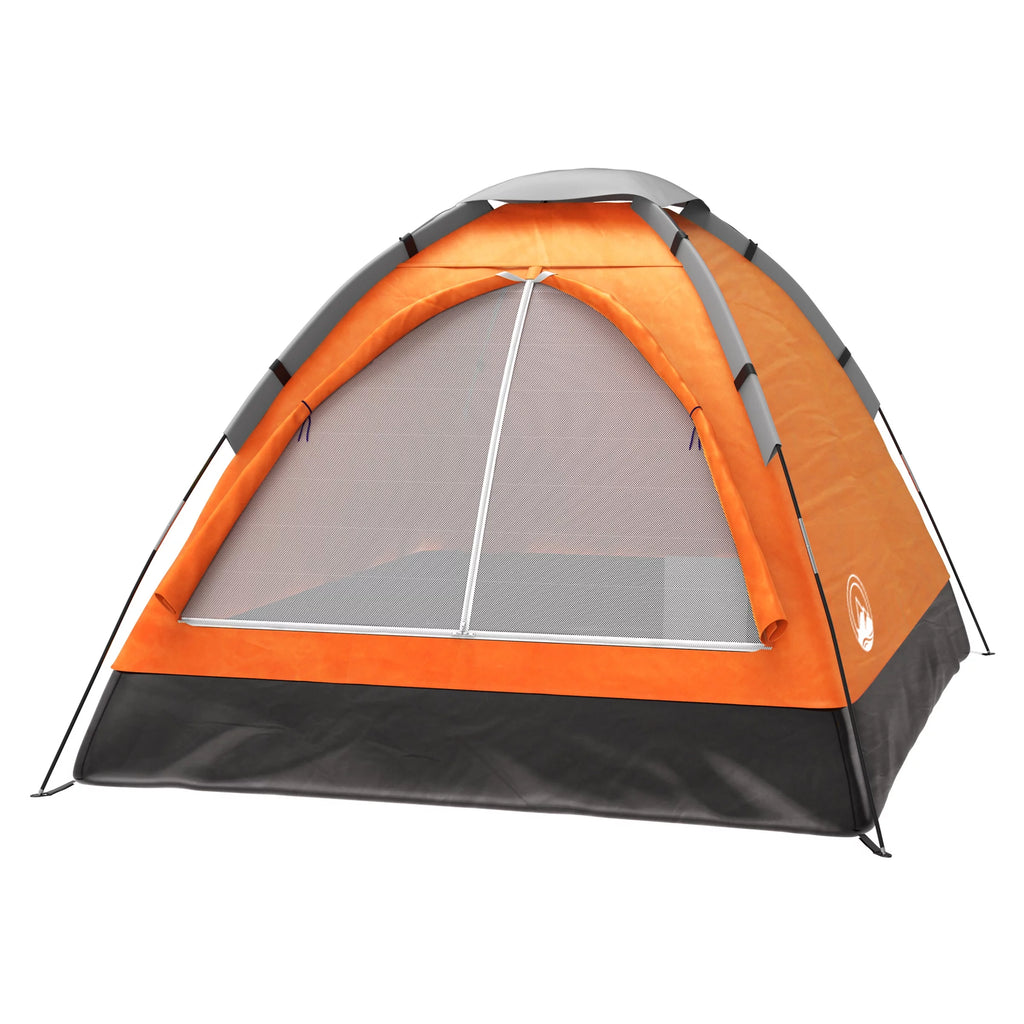 Orange 2-Person Dome Tent with Carry Bag N753